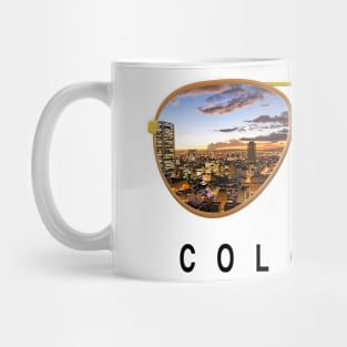 Colombia   sunglasses Mug